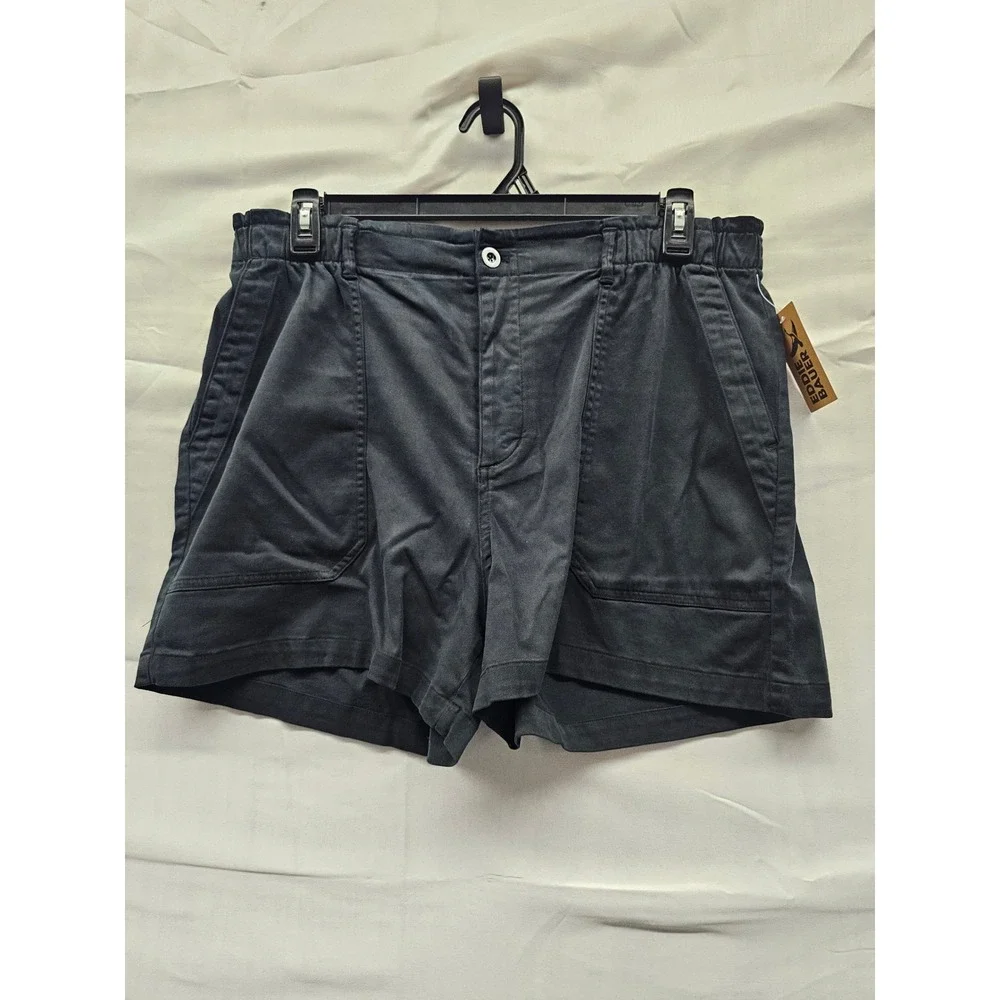 Eddie Bauer Womens Shorts Black Lyocell Blend Relaxed Size XL